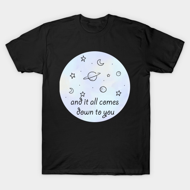 Stevie Nicks Lyrics T-Shirt by CreatingChaos